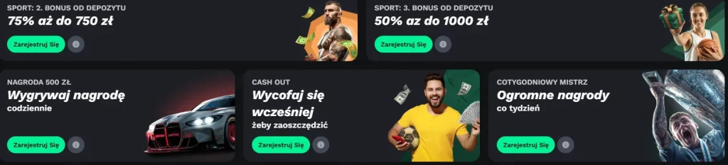 Oferta powitalna dla zakładów sportowych